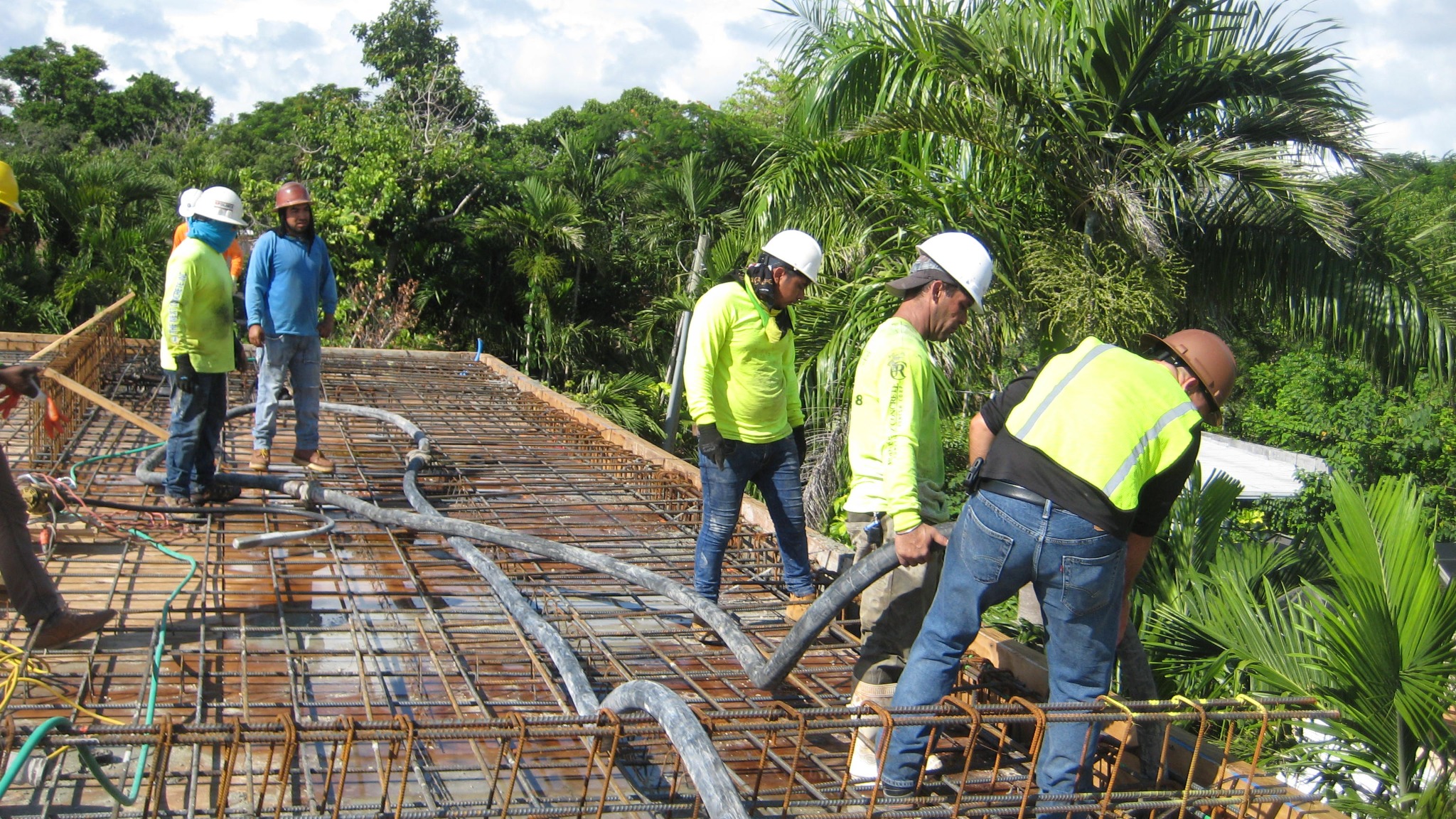 Structural concrete placement