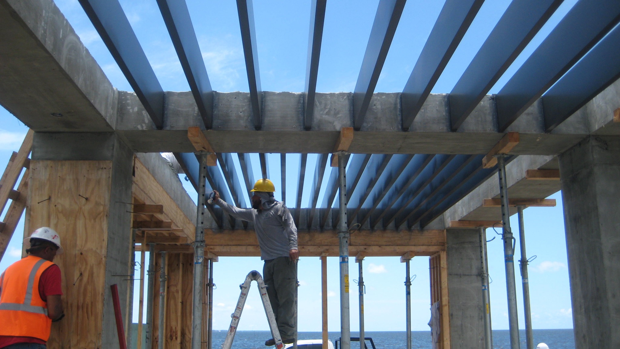 Structural steel installation