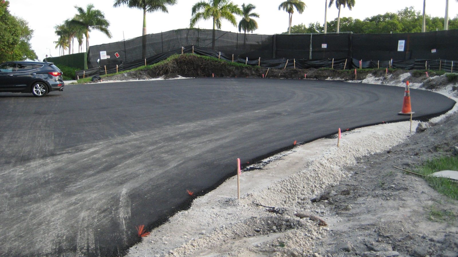 Site infrastructure — Roadway construction and site improvements